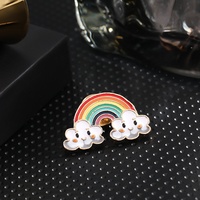 Badge de dessin animé en métal, accessoire décoratif pour vêtements, épinglette d'anime, broche DIY