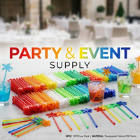 Agitateurs à cocktail en plastique – Meilleures ventes, promotion exceptionnelle, écologiques, transparents, sans BPA, robustes, jetables pour jardin, restaurant, club