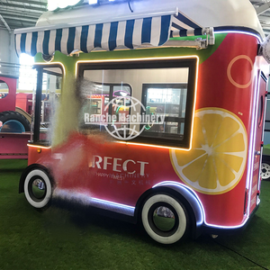 Movable Stainless Steel Pizza & Fast Food Vending Truck with GPS Tracking for Ice Cream Snack Hotdog - Product Image 4