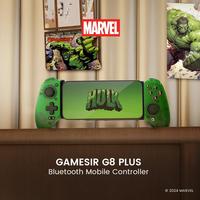 Manette de jeu GameSir G8 Plus Hulk Edition Bluetooth avec joysticks à effet Hall pour Switch 2, tablettes Android, iOS, iPad, PC