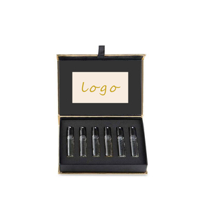 China Custom Logo Perfume Package Magnetic Cardboard Packaging Box with Foam Insert for Fragrance