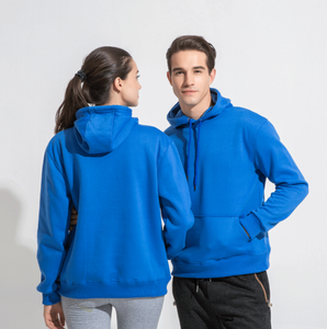 เสื้อฮู้ดผู้ชายทรงโอเวอร์ไซส์ลายเรียบๆมีฮู้ดเสื้อสเวตเตอร์มีฮู้ดปักสกรีนโลโก้ตามสั่ง - Product Image 1