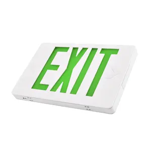 Exit Sign Manufacturers Emergency Exit Sign Supplier Since1967-NEW Slim UL Listed LED Combo EMERGENCY EXIT SIGN W/Twin Heads