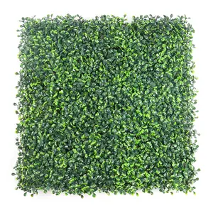 GM 20 "x 20" pannelli di bosso artificiale topiaria siepe pianta UV protetto Faux Grass Wall Greenery Mats