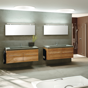 <strong>White</strong> Pvc 3 Doors Bathroom Vanity Set with Mirror and <strong>Wall</strong> Hanging <strong>Cabinet</strong> - Product Image 5