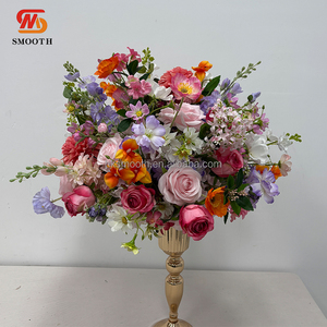SMOOTH Colorful Summer Wedding Decorative 40cm Small Flower Ball Floral Centerpiece - Product Image 1