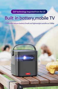Mini vidéoprojecteur intelligent <span class=keywords><strong>Android</strong></span> 9 rechargeable DLP WiFi 6 BT 4K 1080P 300ANSI 4K-Laser 3D portable pour cinéma maison - Product Image 2