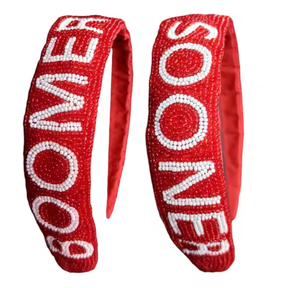 Beachy-Bandeaux en perles multicolores, broderie à la main, accessoire pour cheveux indiens faits main, fournisseurs indiens - Product Image 5