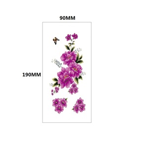 Flor colorida Rose Lotus DIY medio <span class=keywords><strong>brazo</strong></span> niña <span class=keywords><strong>mujer</strong></span> impermeable tatuaje temporal pegatina - Product Image 6