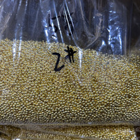 Perles en plastique ABS de bonne qualité, 500g, 3-20mm, pour bricolage, perles rondes en vrac pour la fabrication de colliers et de bracelets