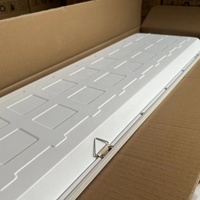 30x120 1200x300 300x1200 panneau lumineux plat à LED panneau de plafond encastré lumière 40w cadre mince panneau rétro-éclairé pour suspendre l'installation