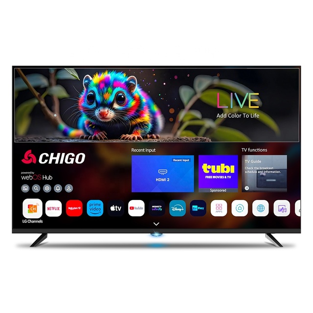 Neo 4K Ultra HD QLED Smart TV Full Flat Screen 43-100 Inches Google Android Ultra Thin LED/OLED Hotel TV 120Hz A+ Grade Panel CE