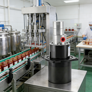 Pompe à engrenages magnétique miniature 24V OEM en acier inoxydable 316L, moteur BLDC, micro-pompe à eau 7,3L/min, pression alimentaire - Product Image 1