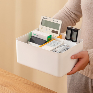 TV Media boîte de rangement à distance compartiments en plastique télécommande <span class=keywords><strong>organisateur</strong></span> pour la maison salon articles divers <span class=keywords><strong>organisateur</strong></span> stockage à domicile - Product Image 5