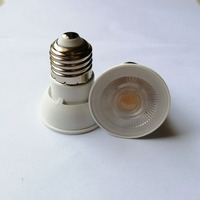 Nuevo Foco LED de Amplio Voltaje AC85-265V 5W GU10 6500K Blanco Frío MR16 E27 Downlight