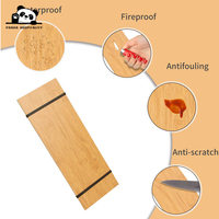 Porte-menus en bois naturel avec sangles pour blocs-notes de poche