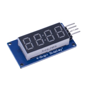 Módulo de pantalla <span class=keywords><strong>LED</strong></span> TM1637 caliente para Arduinos 7 segmentos 4 Bits 0,36 pulgadas reloj ánodo rojo tubo Digital cuatro Paquete de placa de controlador de serie - Product Image 1