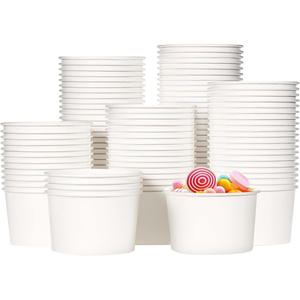 Bol en papier kraft brun jetable 100% écologique pour l'emballage alimentaire, vente chaude - Product Image 1