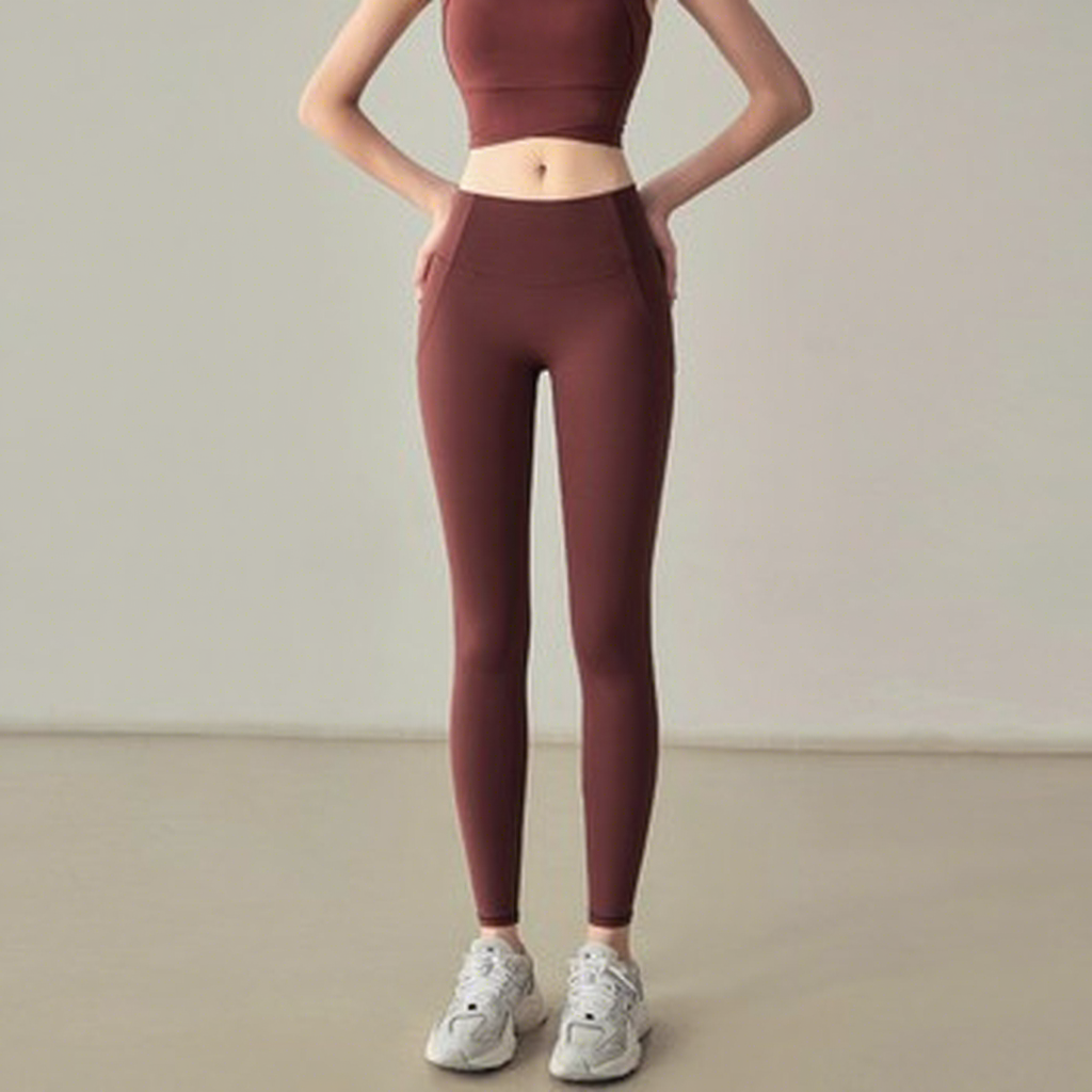 High-quality Women's Solid for Yoga Pants High-waisted Full Length Tummy Control Butt-lifting Slimming Pilates Sports Leggings