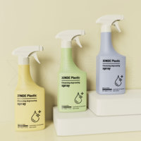 Bouteille pulvérisatrice en plastique HDPE de 500 ml avec déclencheur, personnalisable avec impression couleur, pour le nettoyage domestique, des fenêtres, des cuisines et des voitures, par XINDE