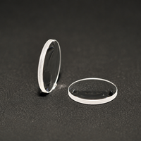 Lentille biconvexe personnalisée en verre optique K9/BK7, utilisée comme lentille grossissante de focalisation pour équipement médical.