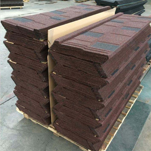 Colorful Stone Coated Metal <strong>Shingles</strong> Roofing Tiles for South Africa Building Materials - Product Image 2
