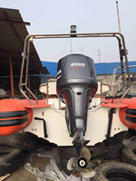 Bateau pneumatique à rames avec direction, en Hypalon ou en PVC, RIB-650C