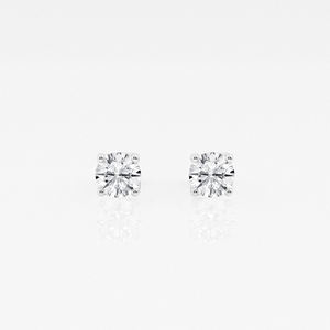 Timeless Lab Grown Diamond Stud <b>Earrings</b> for Women Round Brilliant Cut 925 Sterling Silver Premium <b>Fine</b> Jewelry Birthday Gift - Product Image 3