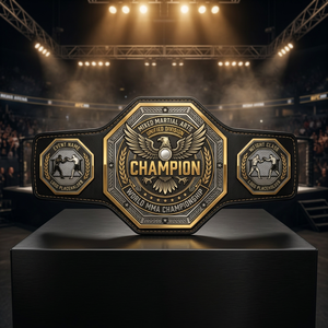 Global World Mixed Martial Art Belt Custom Professional Title Heavyweight Championship Belt Adult Size Championship Belt - Product Image 2