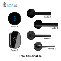 Cerradura Inteligente para Puerta con Tarjeta de Memoria, WiFi, SDK, Software Gratuito, M1 T57, Cerradura con Tarjeta Dividida, Cerradura para Puerta de Hotel con Huella Dactilar y Tarjeta de Memoria en la Nube