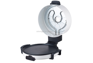 Máquina para Hacer Pan Árabe HONGAR HJ-38TD, Máquina Eléctrica para Hacer Pan Pita de Acero Inoxidable, Control de Temperatura, Capacidad de 2 lb, Función de Temporizador, para el Hogar - Product Image 5