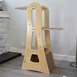 Oferta Especial: Villa Moderna de Madera Sólida de Lujo, Personalizada y de Múltiples Capas, con Cierre de Botones - Product Image 2