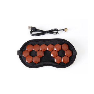 Fanocare Bio <span class=keywords><strong>Magnetic</strong></span> Eye Mask con USB Calefacción eléctrica Cratonic Tourmaline Stone Precio de fábrica para el cuidado de la piel Producto de masaje - Product Image 2