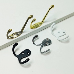 Crochet en alliage d'aluminium doré à double usage et poignée à trou ouvert pour armoires de cuisine armoires tiroirs d'hôtel poignées en zinc - Product Image 3