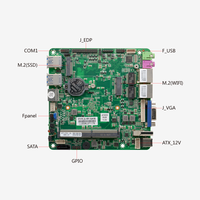 Carte mère industrielle Nano ITX, pare-feu, avec DDR4, carte réseau 2 gigabits