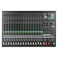 Console de mixage professionnelle BE-26 avec entrée BT USB XLR, 16 DSP, mixeur audio numérique pour système de sonorisation de scène DJ