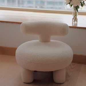 Silla Pequeña de Ocio Tapizada en Terciopelo Nórdico, Moderna, para Niños, para Comedor, Sala de Estar, Dormitorio, Modelo Engel <span class=keywords><strong>Olga</strong></span> - Product Image 2