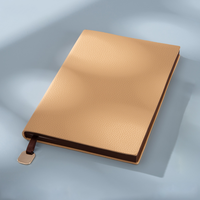 Cahiers de conception nouvelle, personnalisés, format A5, pour enregistrement de réunion, avec texture lychee, cuir souple, cahier exquis