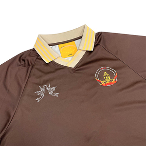 Maillot de football en polyester vierge personnalisé Street Classic Retro Club Youth Football Jersey - Product Image 4