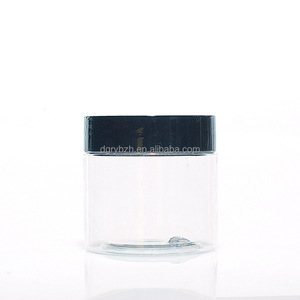 <span class=keywords><strong>EN</strong></span> STOCK MOQ BAJO LISTO PARA ENVIAR Tarro de Crema Redondo Transparente de Plástico PET Vacío al por Mayor de 60g con Tapa Negra para Envasado de Cosméticos - Product Image 6