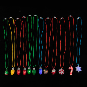 Nouveau collier <span class=keywords><strong>de</strong></span> lumière <span class=keywords><strong>de</strong></span> noël éclairer collier <span class=keywords><strong>de</strong></span> noël <span class=keywords><strong>pull</strong></span> moche <span class=keywords><strong>de</strong></span> noël pour accessoires <span class=keywords><strong>de</strong></span> fournitures <span class=keywords><strong>de</strong></span> fête <span class=keywords><strong>de</strong></span> vacances - Product Image 1