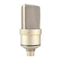 Microphone Condensateur Professionnel de Studio d'Enregistrement Cardïoïde Haut de Gamme pour Performance Scénique Communication Filaire