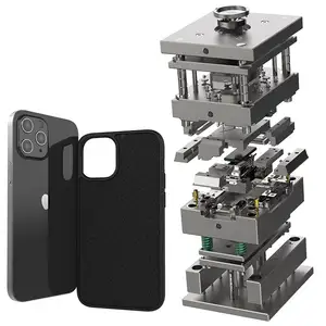 Cetakan Casing Presisi Tinggi Kustom untuk iPhone 12 Pro Max Casing Penutup Telepon Plastik Kualitas Tinggi Cetakan Injeksi untuk Apple iPhone 12