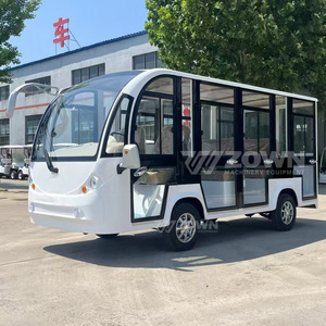 รถบัสไฟฟ้าแบบมีหลังคาสำหรับนักท่องเที่ยว ความเร็วต่ำ เหมาะสำหรับการนำชมสถานที่ในมหาวิทยาลัยและแหล่งท่องเที่ยว - Product Image 6