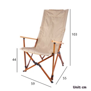 Aluminum Modern <b>Beach</b> <b>Folding</b> <b>Chair</b> Lightweight Rust-proof High Quality Outdoor Furniture Seaside Application - Product Image 5