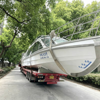 Bateau de pêche côtier et en haute mer en aluminium, neuf, avec moteur diesel in-bord 585 de 450 CV, télécommande, 18,5 m, 30-35 personnes