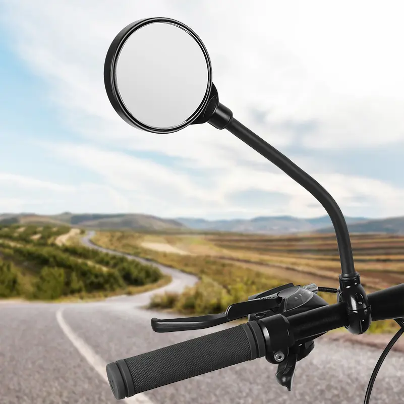 Wholesale Electric Bicycle Rear View Mirror Bike Cycling Wide Range Back Sight Reflector Adjustable Left Right Bike Mirror