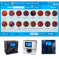 Mesin Dispenser Pemilihan Warna Otomatis Real-Time dengan Mixer Planet & Motor, Printer Pewarna Rambut AI dengan Aplikasi untuk Penggunaan Salon Profesional