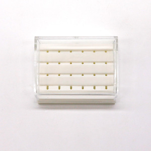 Dental Bur Holder 24 Hole Plastic <b>Storage</b> <b>Box</b> Dustproof For Dental <b>Tools</b> - Product Image 2