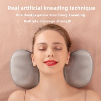 JAMOOZ 2024 Dropshipping Shiatsu Infrarouge Masseur Oreiller Cou Roulant Pétrissage Intelligent Électronique Massage Oreiller Voyage Oreiller